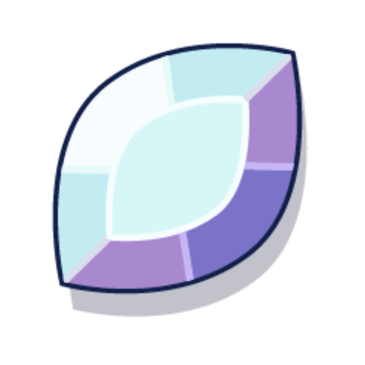 Oval colorful icon